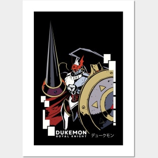 digimon royal knight gallantmon Posters and Art